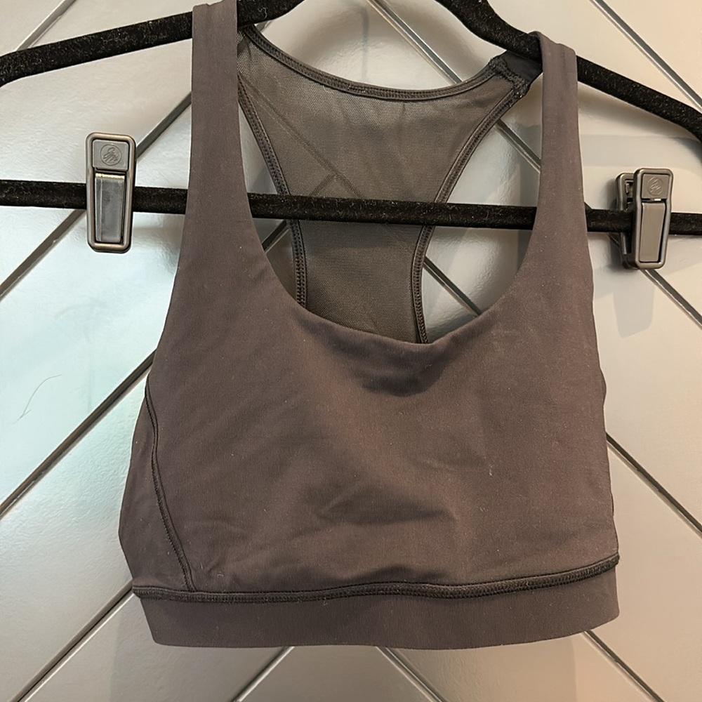 Lululmon sports bra with mesh racerback